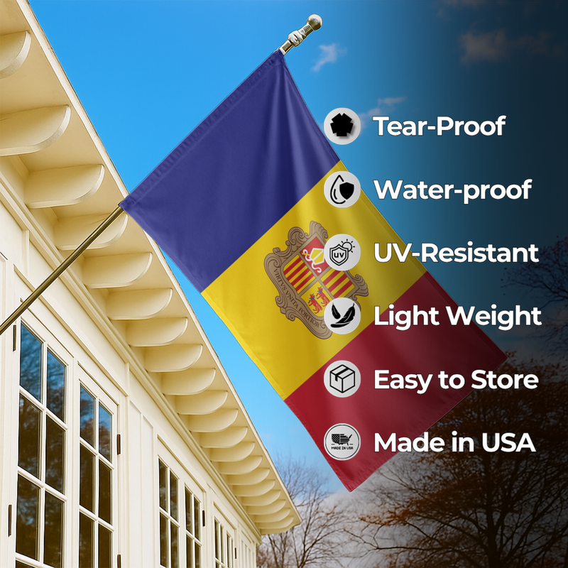 ANDORRA FLAG