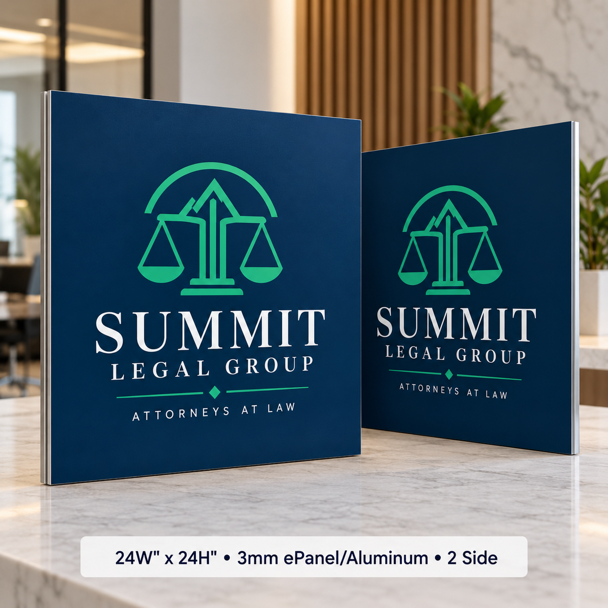 Custom E-Panel Aluminum Composite Signs