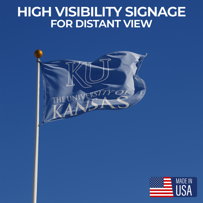 KANSAS UNIVERSITY FLAG