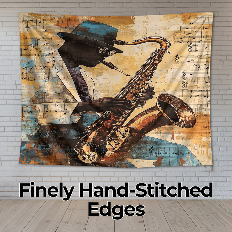 JAZZ & BLUES HERITAGE WALL TAPESTRY