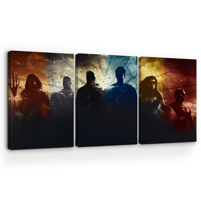 JUSTICE LEAGUE WALL CANVAS