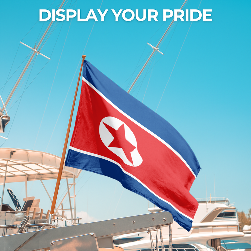 NORTH KOREA FLAG