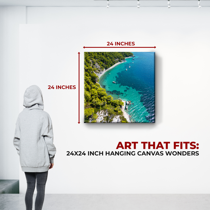 BLUE LAGOON WALL CANVAS DECOR