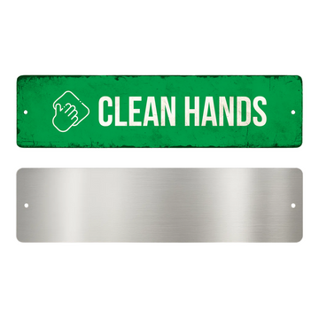 CLEAN HANDS SIGN
