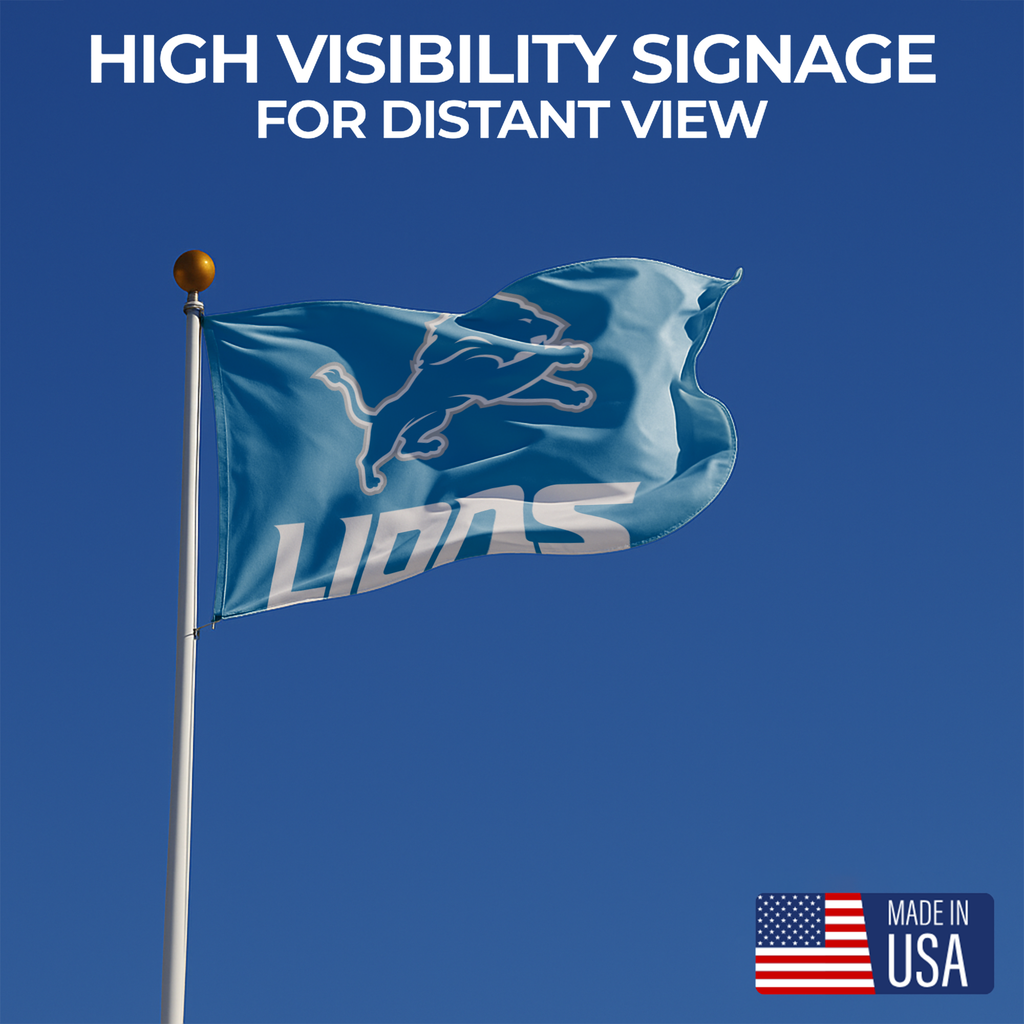 DETROIT LIONS FLAG
