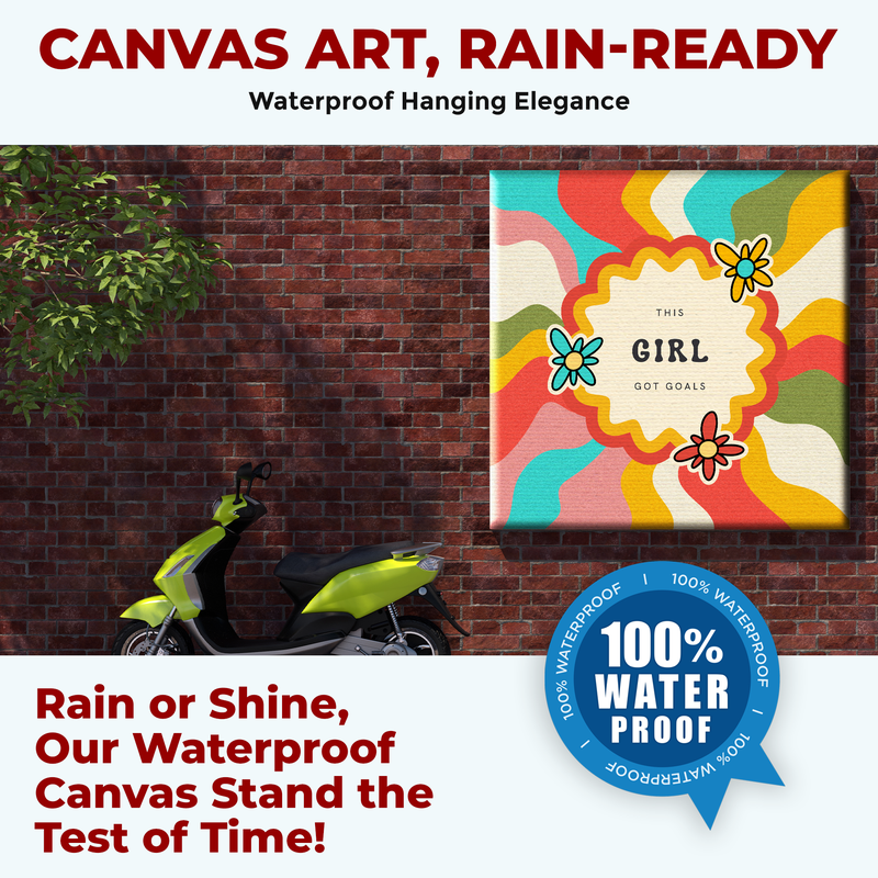 THIS GIRL GOT GOALS DECOR CANVAS