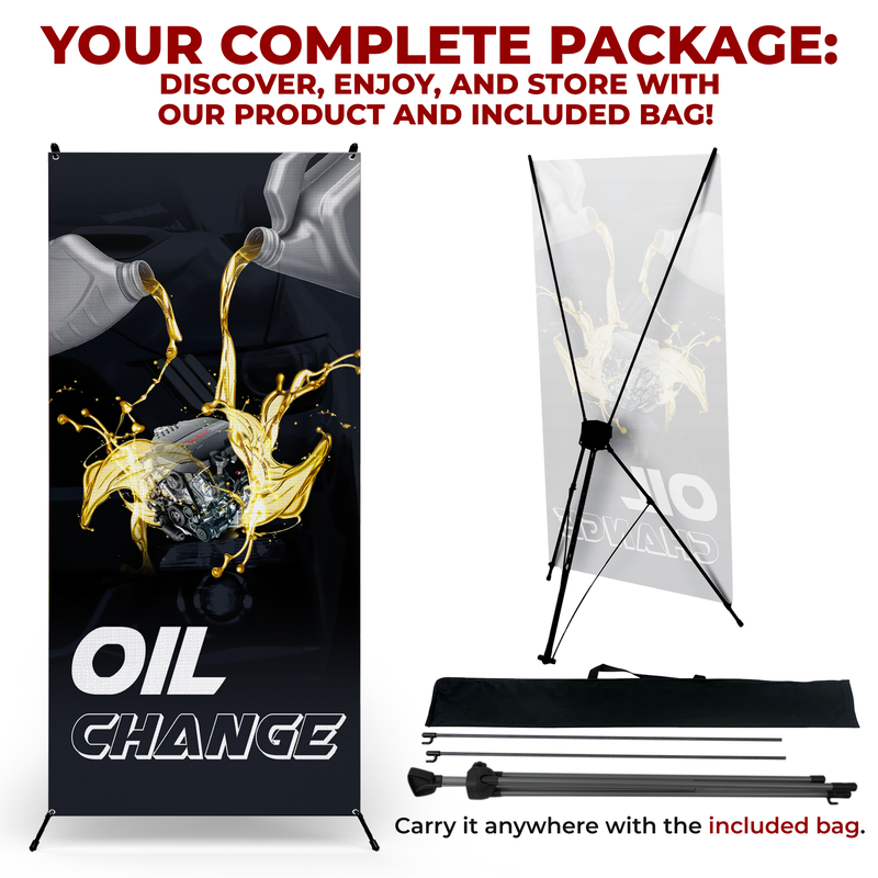OIL CHANGE SERVICE X-BANNER