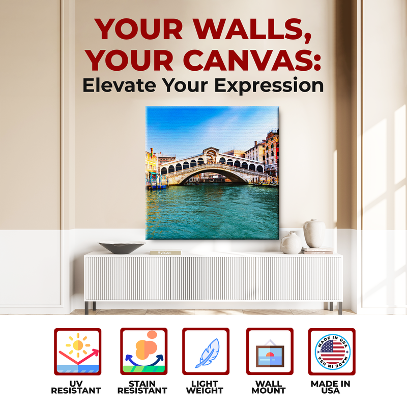 RIALTO BRIDGE CANVAS DECOR