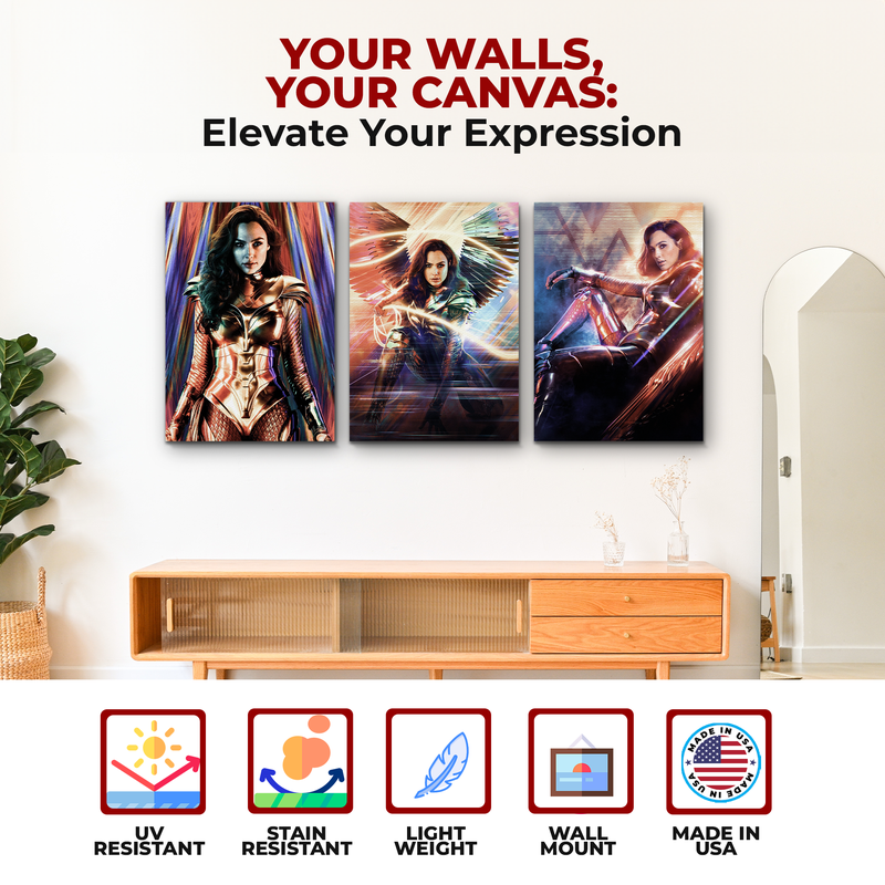 WONDER WOMAN WALL CANVAS