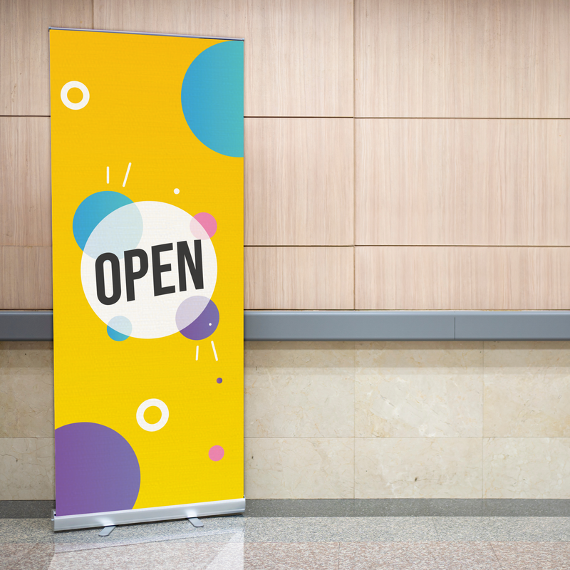 OPEN BANNER RETRACTABLE