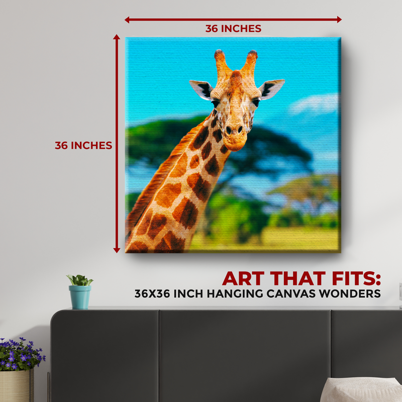 GIRAFFE DECOR CANVAS