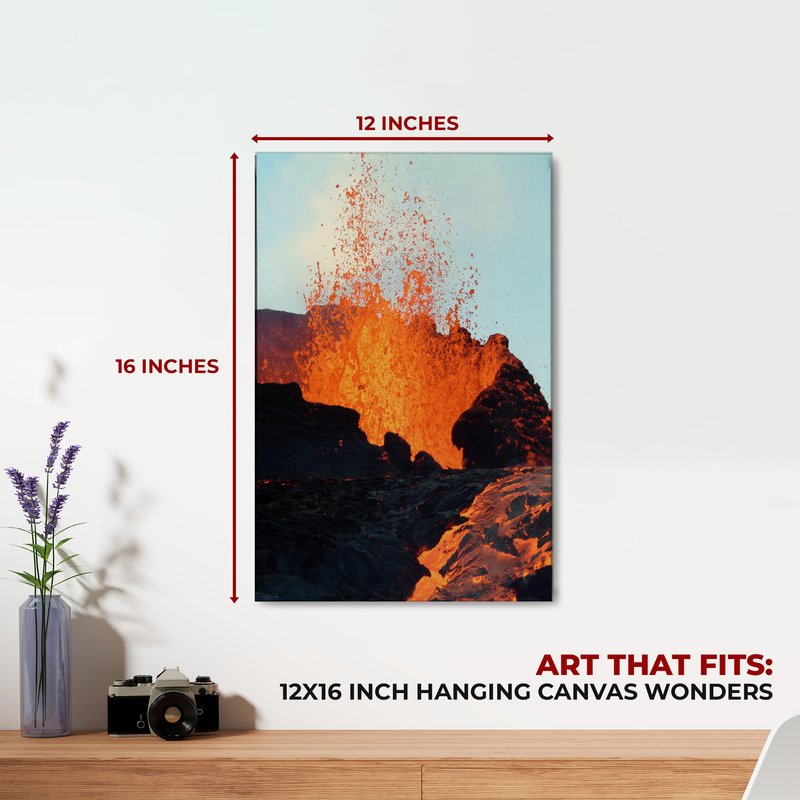 VOLCANO WALL CANVAS DECOR