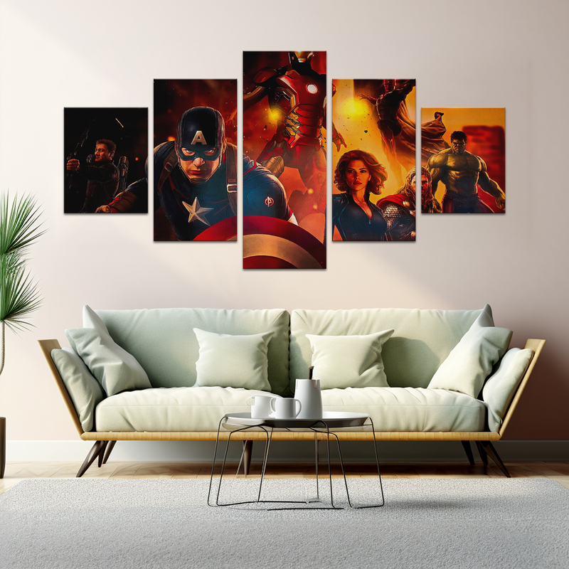 MARVEL AVENGERS WALL CANVAS