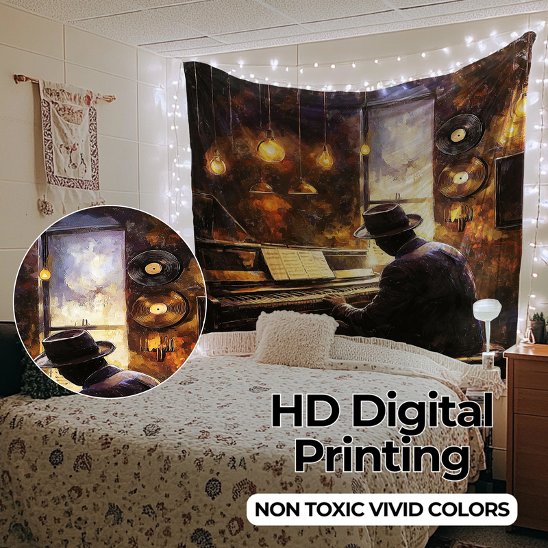 SOUL MUSIC NOSTALGIA WALL TAPESTRY