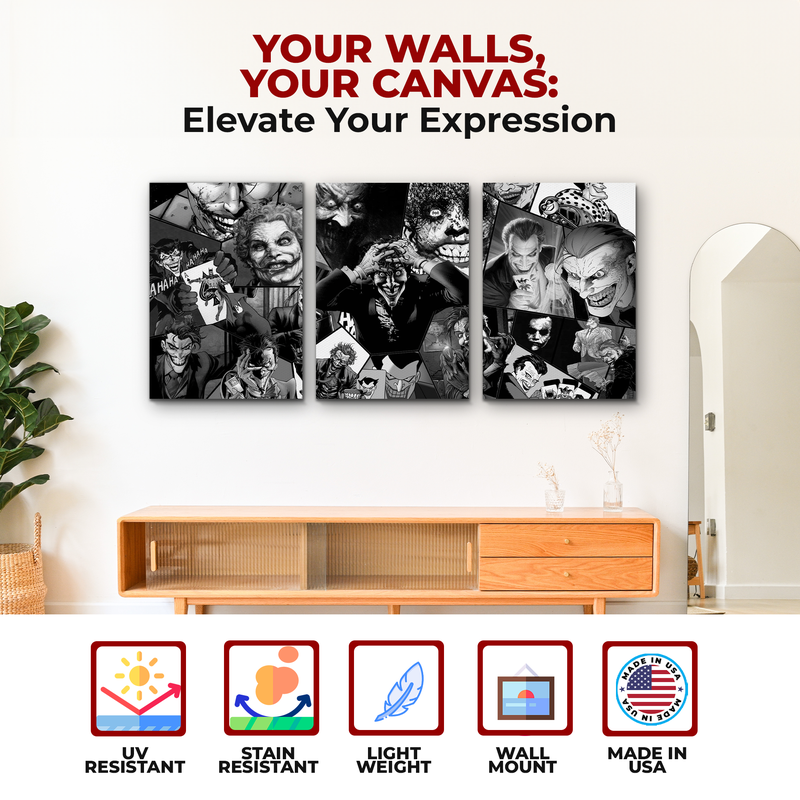 JOKER DOMINATES WALL CANVAS