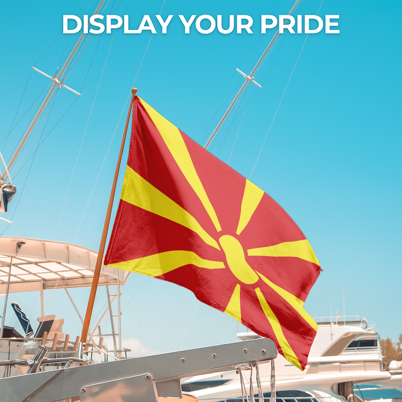 NORTH MACEDONIA FLAG