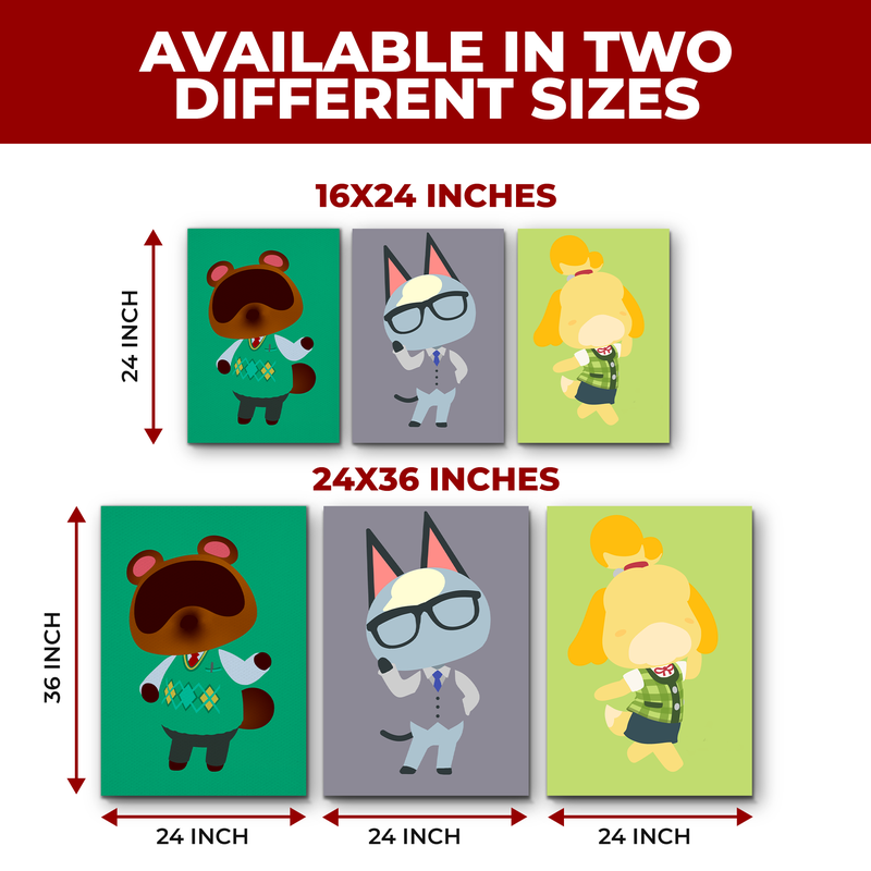 ANIMAL CROSSING CANVAS DECOR