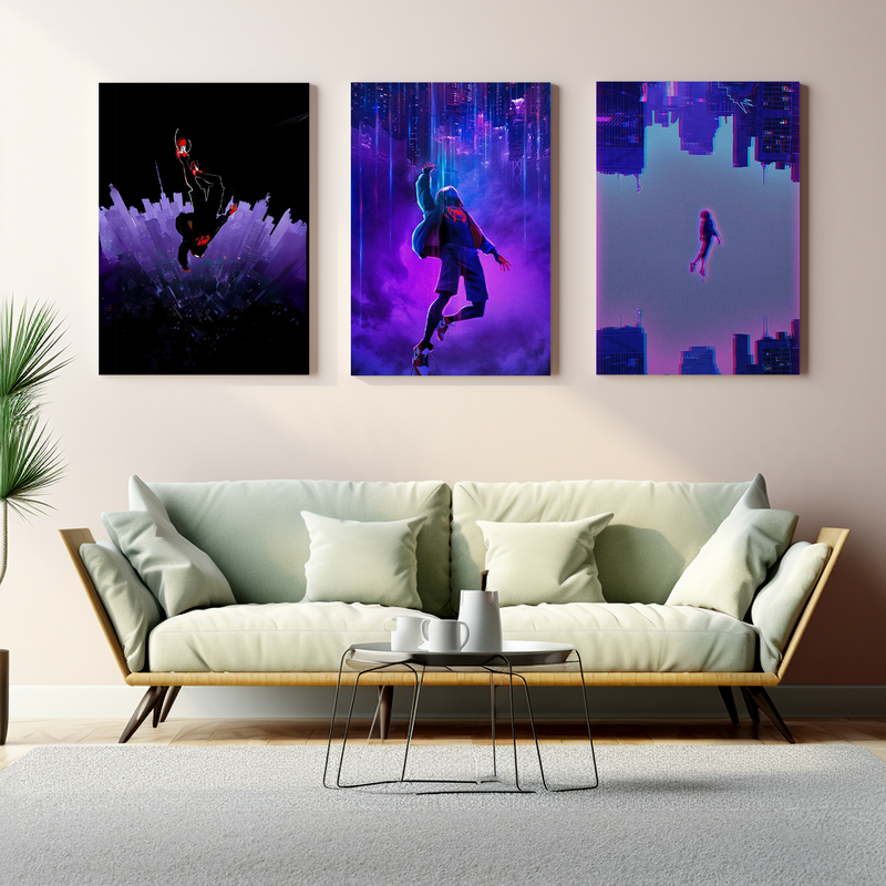 SPIDERMAN MORALESVERSE CANVAS DECOR