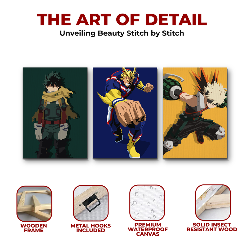 MY HERO ACADEMIA WALL CANVAS