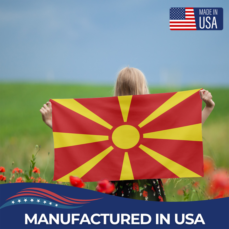 NORTH MACEDONIA FLAG