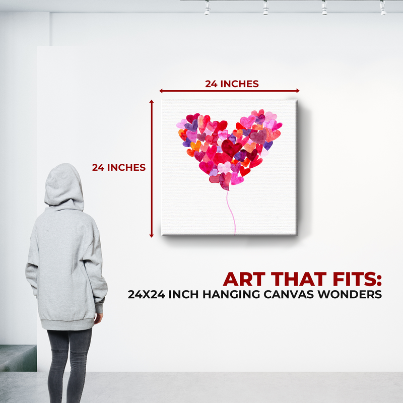 LOVE & HEARTS CANVAS DECOR
