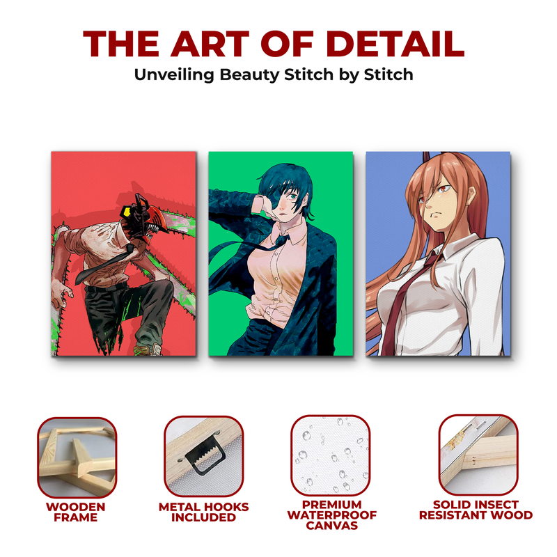 CHAINSAW MAN WALL CANVAS