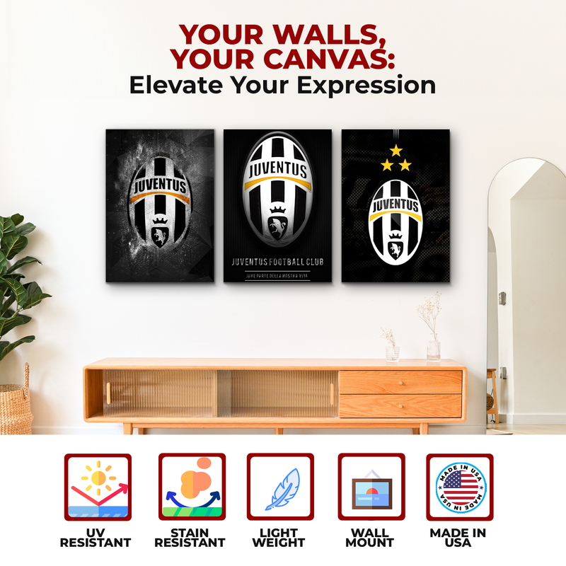 JUVENTUS FC WALL CANVAS