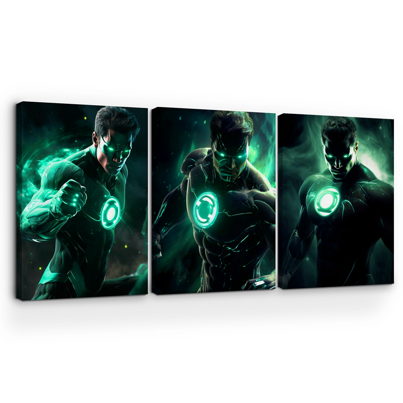 GREEN LANTERN WALL CANVAS