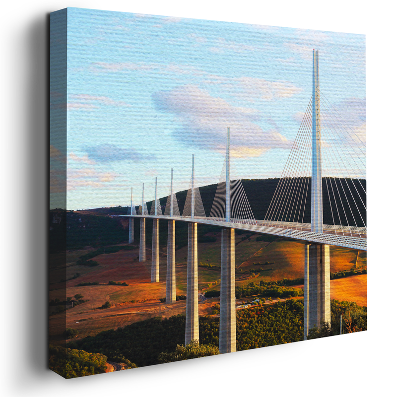MILLAU VIADUCT BRIDGE PARIS CANVAS DECOR
