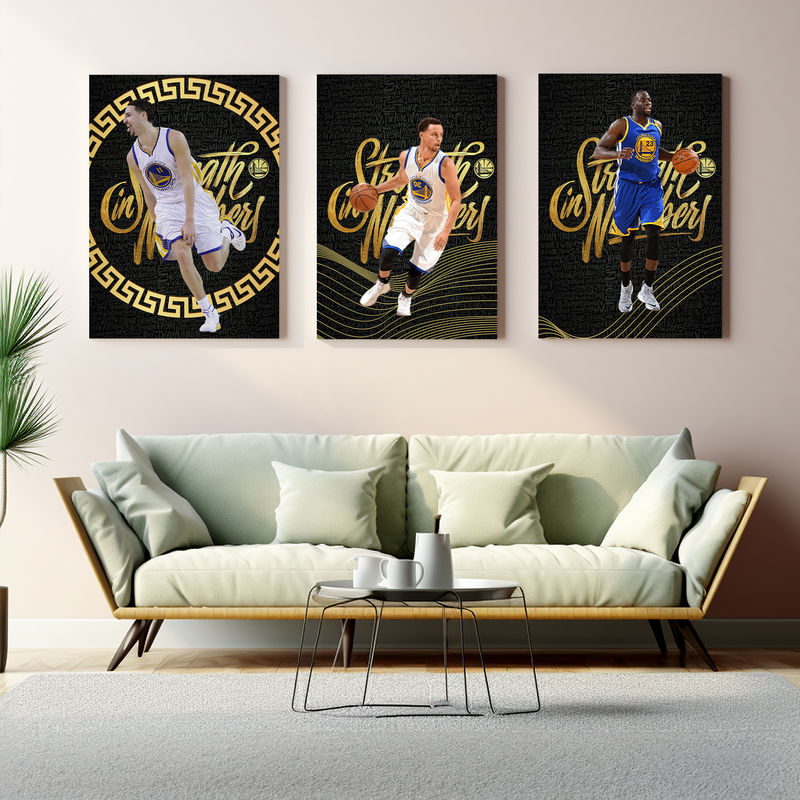 GOLDEN STATE WARRIORS WALL CANVAS