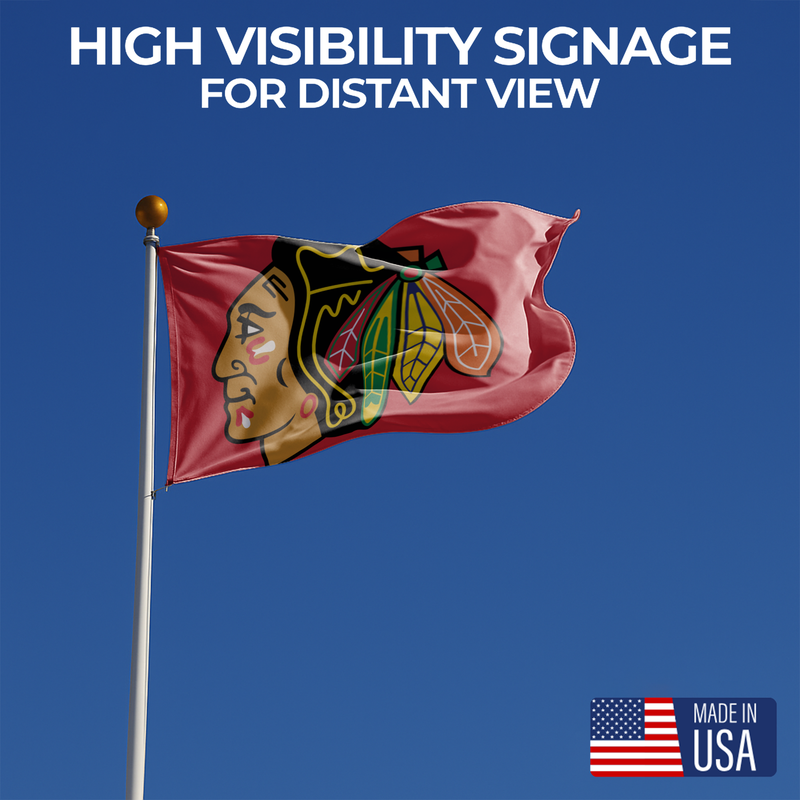 CHICAGO BLACKHAWKS FLAG