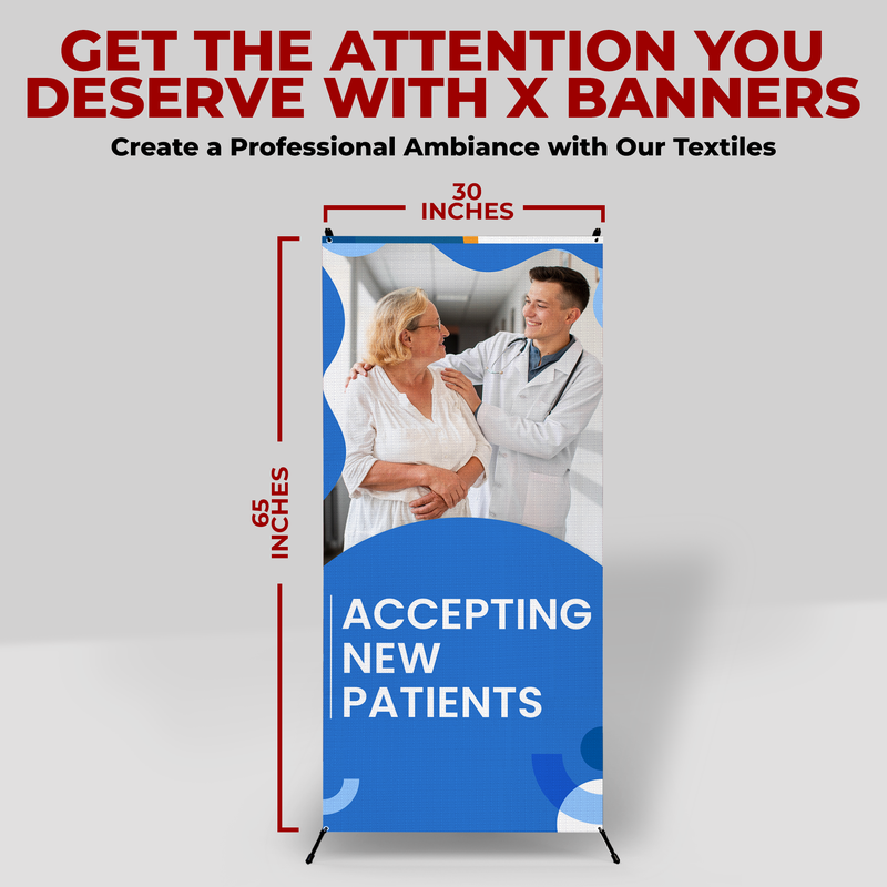 ACCEPTING NEW PATIENTS X-BANNER