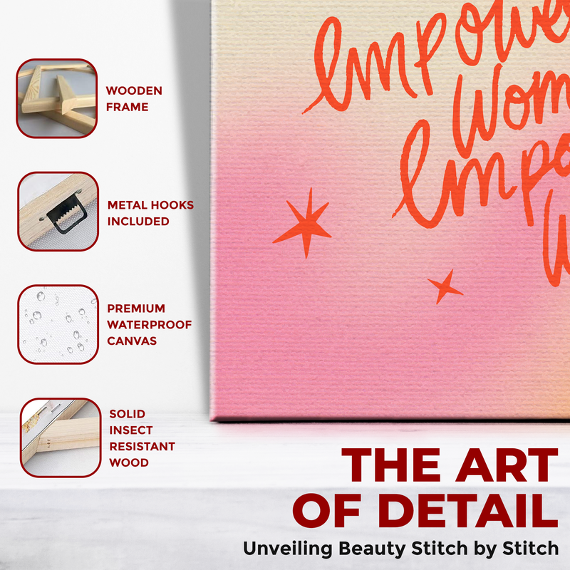 EMPOWERED WOMEN DECOR CANVAS