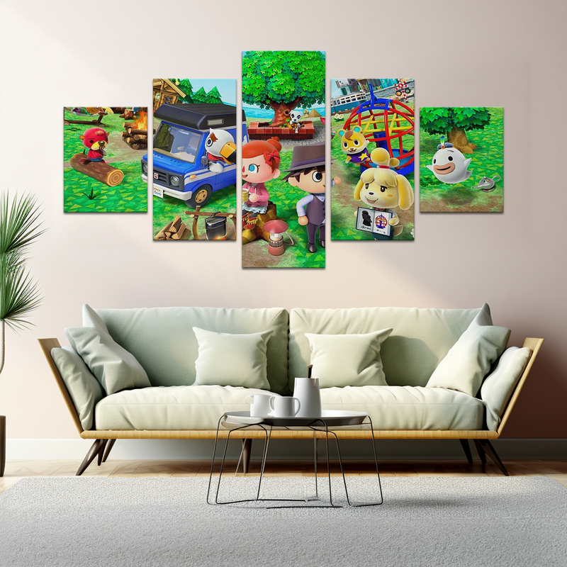 ANIMAL CROSSING WALL CANVAS