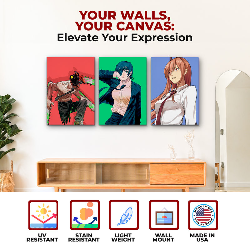 CHAINSAW MAN WALL CANVAS