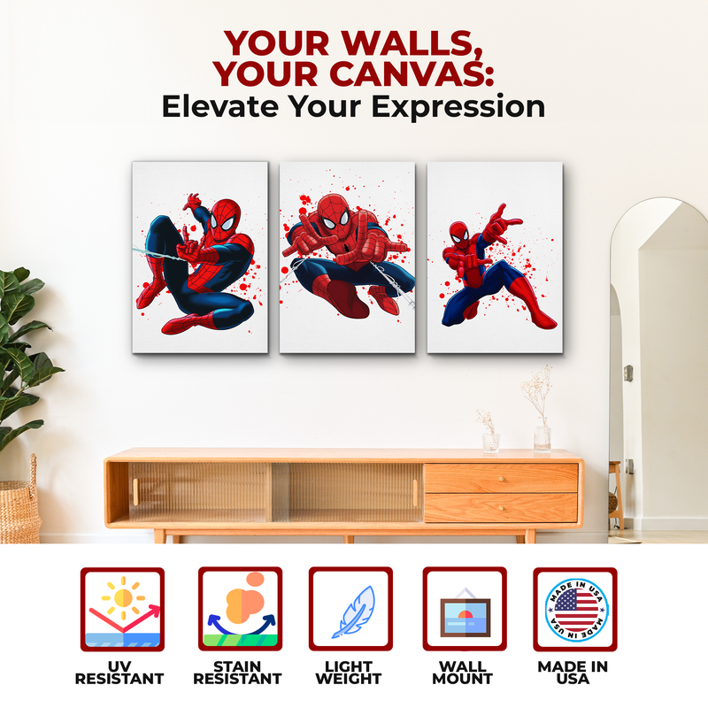 ONLY SPIDERMAN CANVAS DECOR