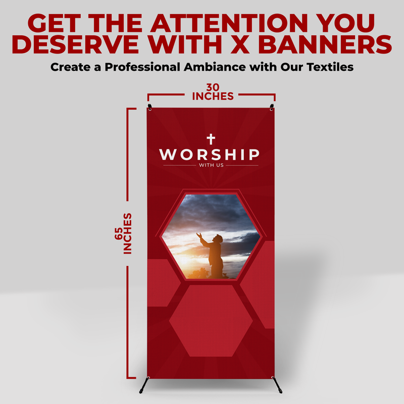 WORSHIP X-BANNER