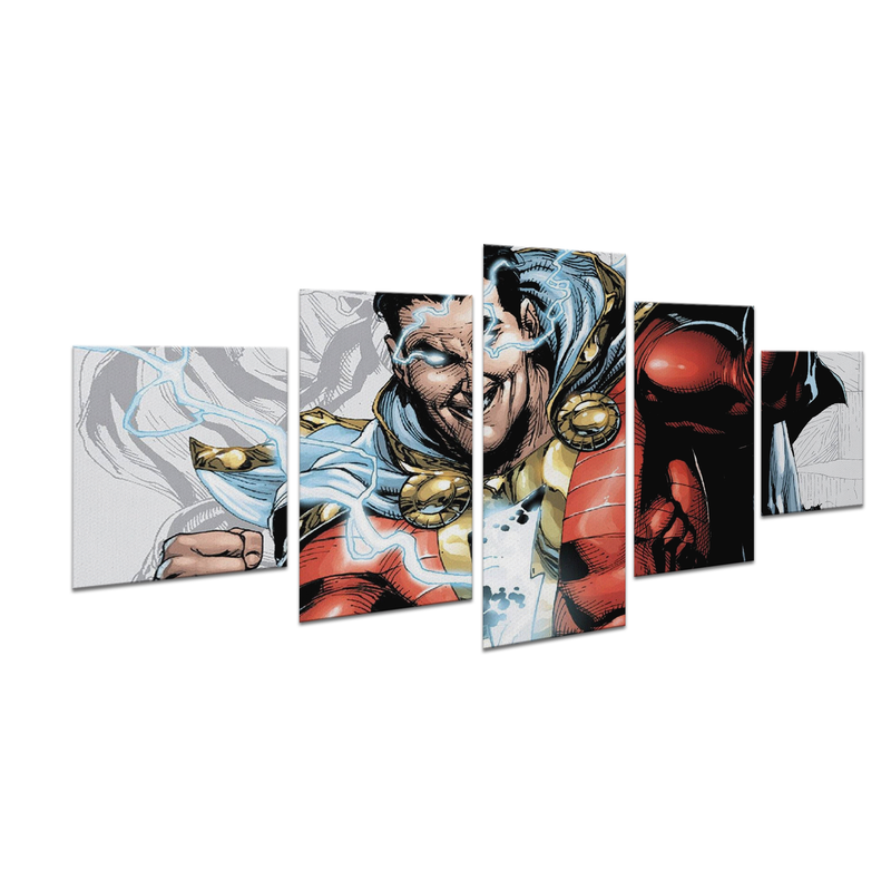 SHAZAM COMIC STYLE WALL CANVAS