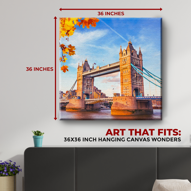 LONDON TOWER BRIDGE CANVAS DECOR