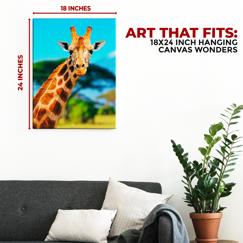 GIRAFFE DECOR CANVAS