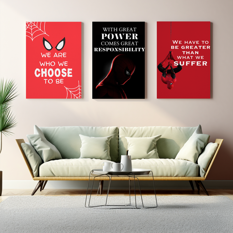 MORE THAN SPIDERMAN CANVAS DECOR