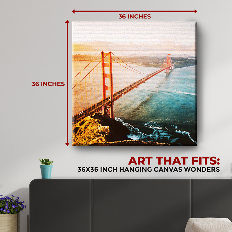 GOLDEN GATE BRIDGE CANVAS DECOR