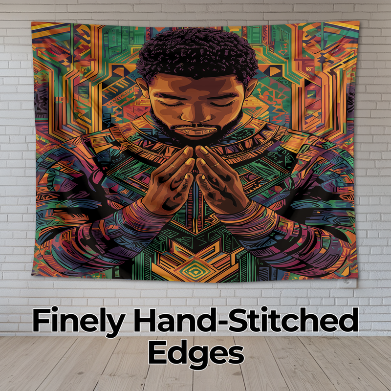 WAKANDA FOREVER TRIBUTE WALL TAPESTRY