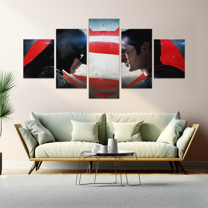 BATMAN VS SUPERMAN THE MOVIE WALL CANVAS