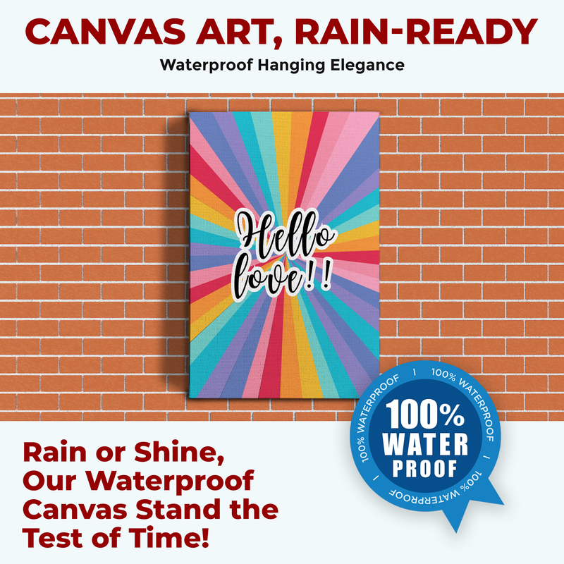 HELLO LOVE CANVAS DECOR