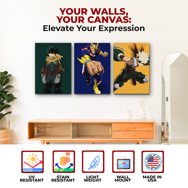 MY HERO ACADEMIA WALL CANVAS
