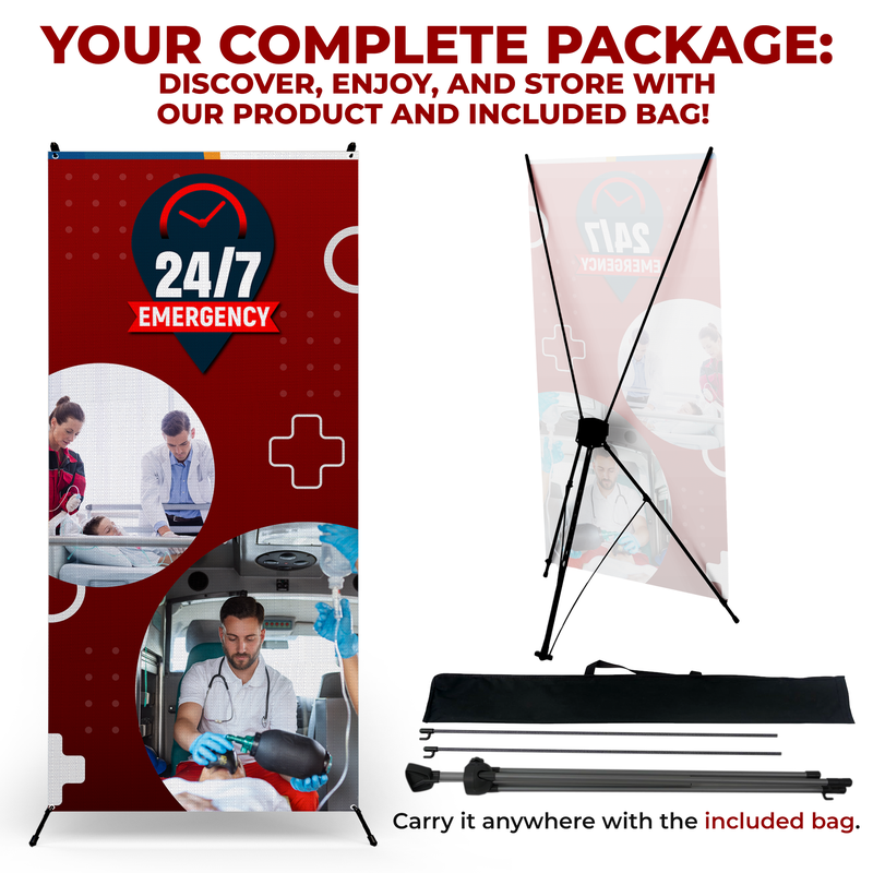 24/7 EMERGENCY X-BANNER