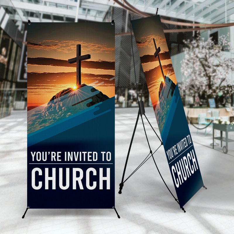 CHURCH INVITATION X-BANNER