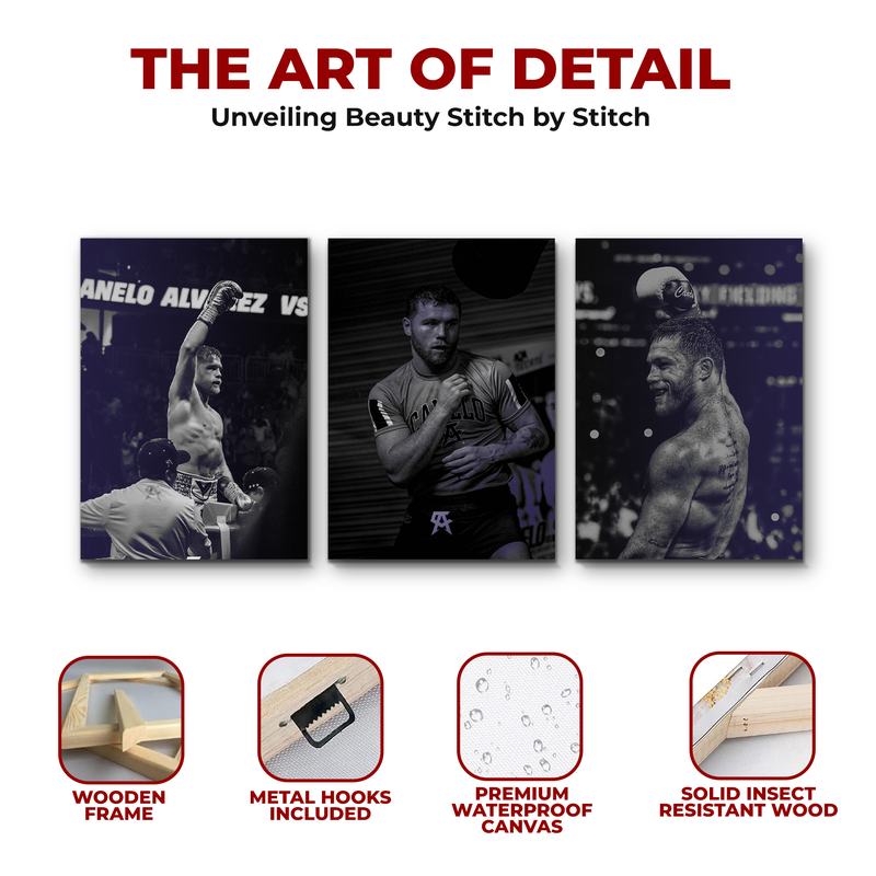 CANELO ALVAREZ WALL CANVAS