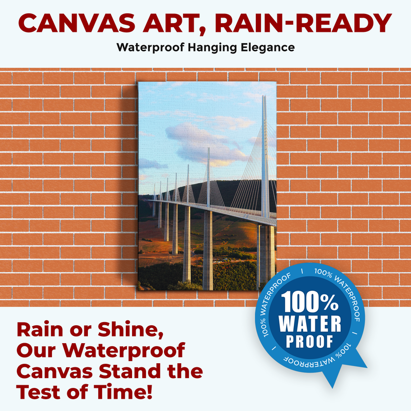 MILLAU VIADUCT BRIDGE PARIS CANVAS DECOR